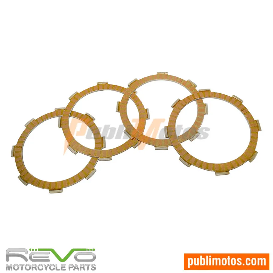 DISCOS CLUTCH PAPER-AKT 125 FLEX-CYCLONE-EVOLUTION-ULLTRA-ECO DELUXE-NXG-CB 125 F-C 100 BIZ-CBZ 160-PLATINO 125-XLR 125