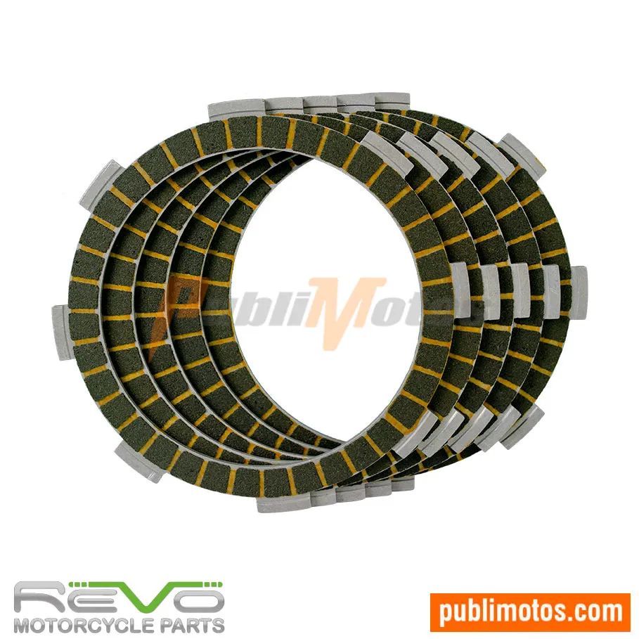DISCOS CLUTCH PAPER-XR 150 L-CB 190 R-CB 160 F-XR 125 L-XLR 125-NXR 125-CBF 125-150-CB 150 NEW INVICTA-COBRA-INVICTA