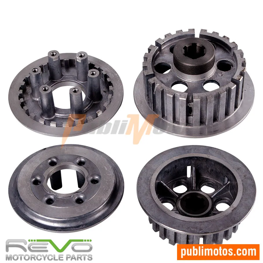 PORTA DISCO Y PORTA RESORTES DE CLUTCH REVO MOTOCARRO 175 | RE205D | TORITO 4S