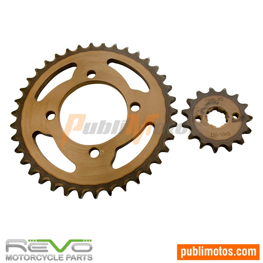KIT SPROCKET TERMICO REVO-LIBERO 125 | LIBERO 125RV | YBR 125ESD