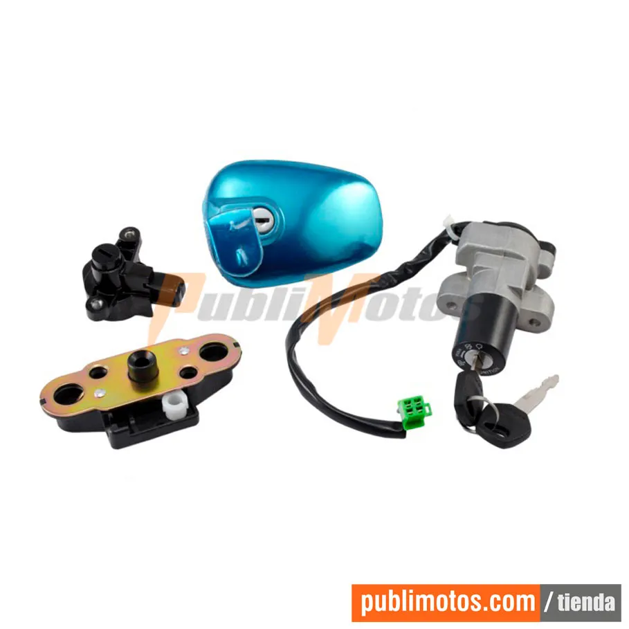 SWITCHE ENCENDIDO+SILLIN+GASOLINA+SEGURO SUKIPARTS GS 125