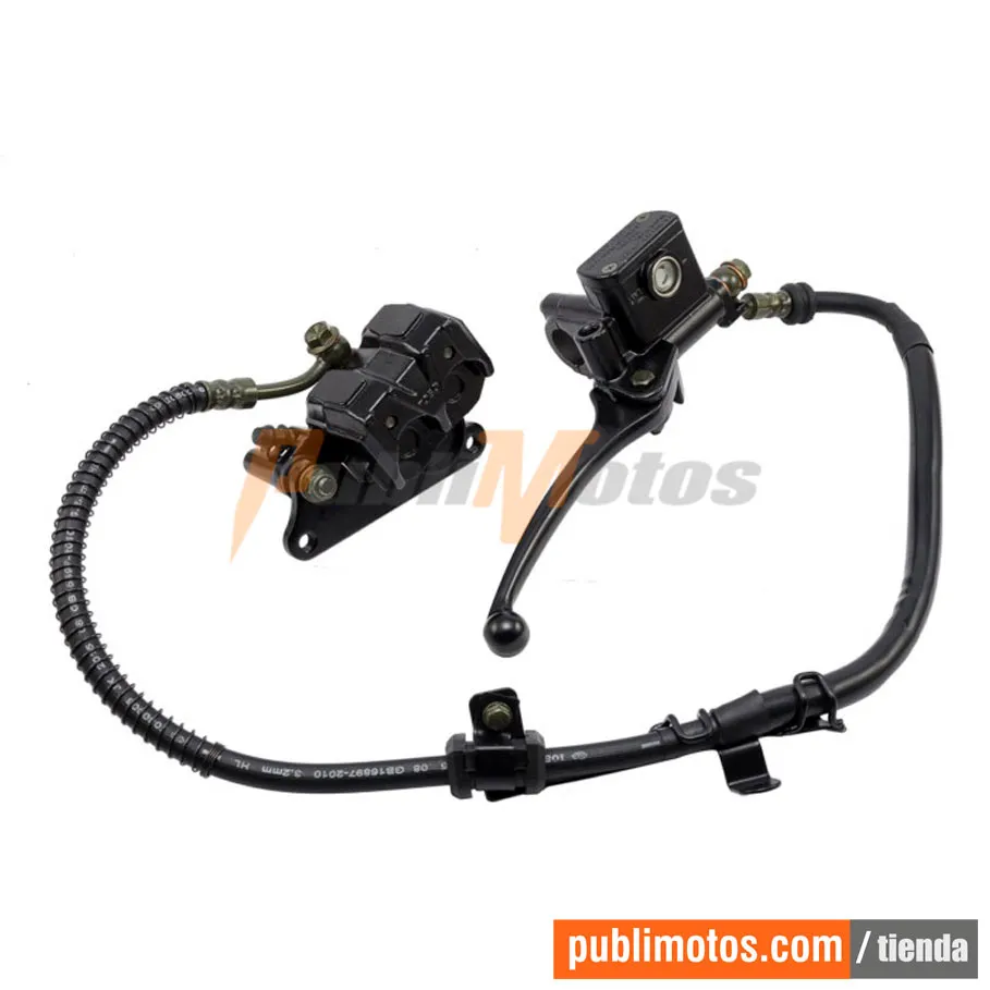 BOMBA FRENO DEL COMPLETO+MANGUERA+CALIPER AK 125 FLEX-CYCLONE-110 S-X-II-NV