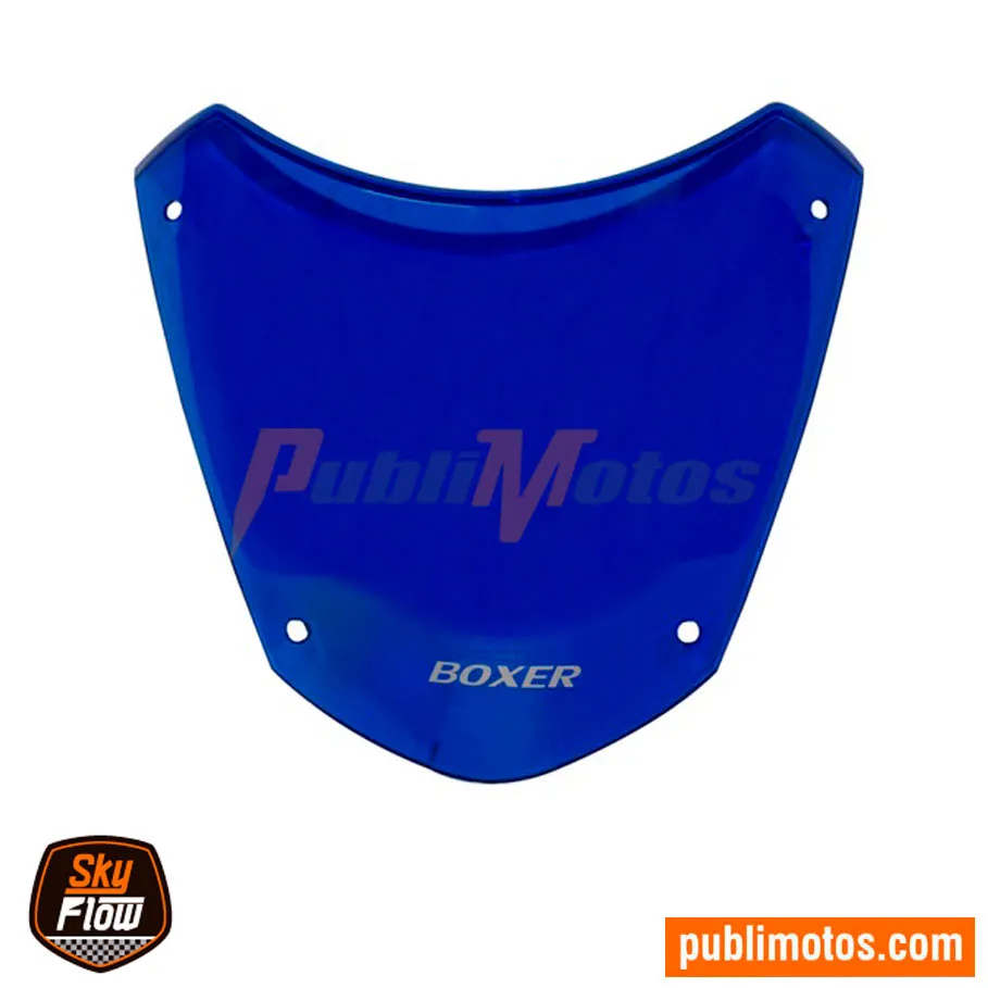 TAPA VISOR CARENAJE AZUL  SKYFLOW VISOR CARENAJE BOXER SKYFLOW