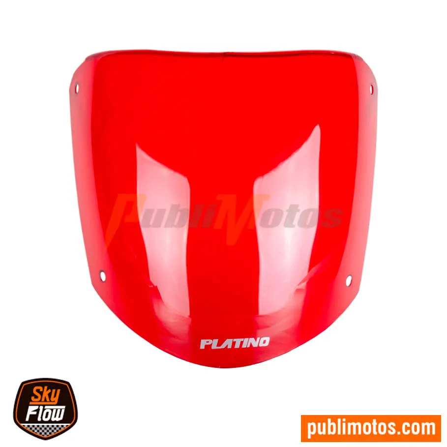 TAPA VISOR CARENAJE ROJO   SKYFLOW VISOR CARENAJE SKYFLOW