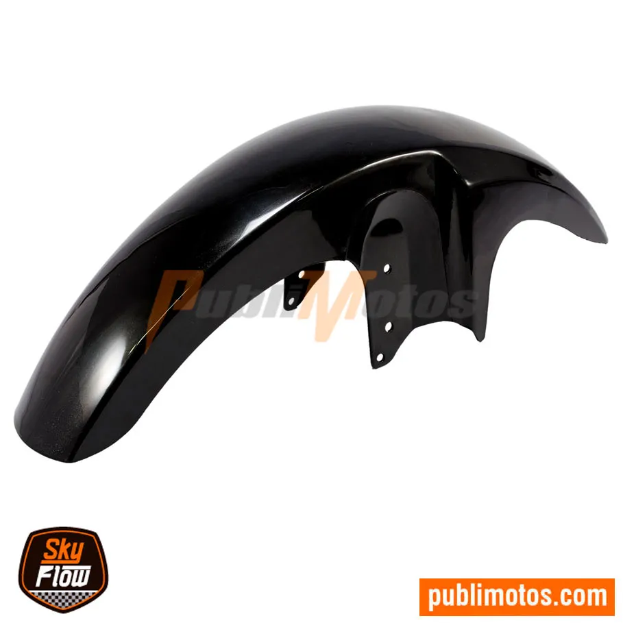 GUARDABARRO DELANTERO NEGRO FLEXI SKYFLOW AKT 125 | NKD | NKDR | 125SL | SLR | AK100S
