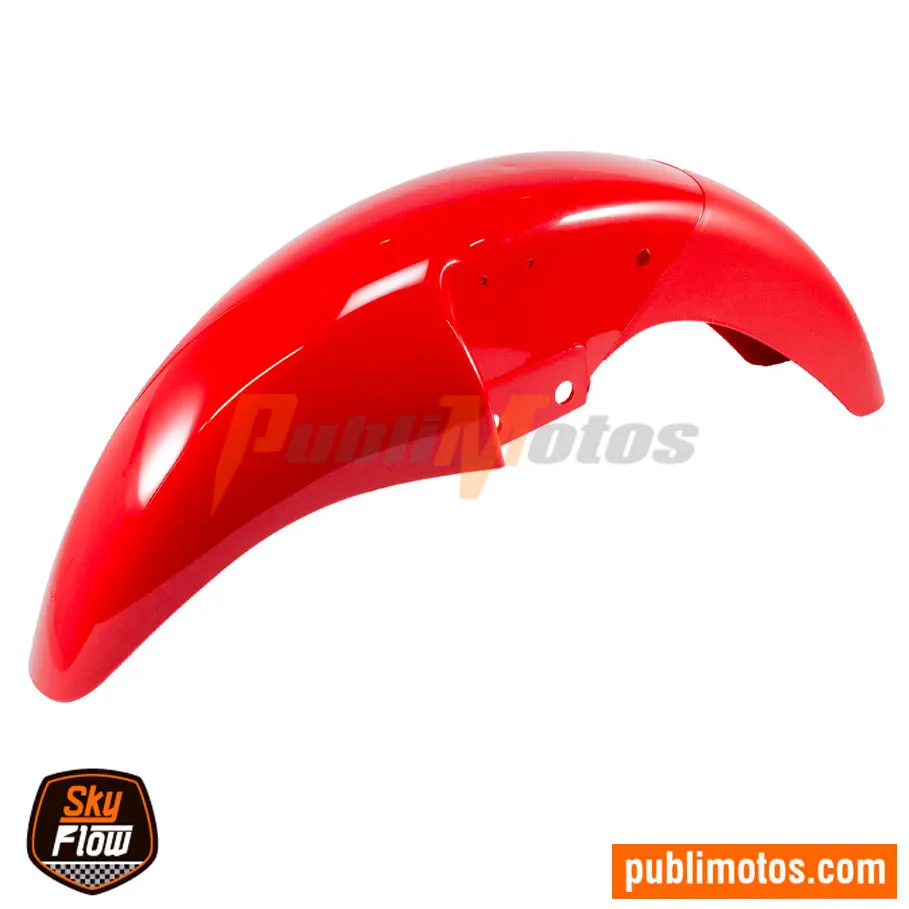 GUARDABARRO DELANTERO ROJO FLEXI SKYFLOW BOXER CT 100 | DISCOVER 125+ | PLATINO 100 | 125