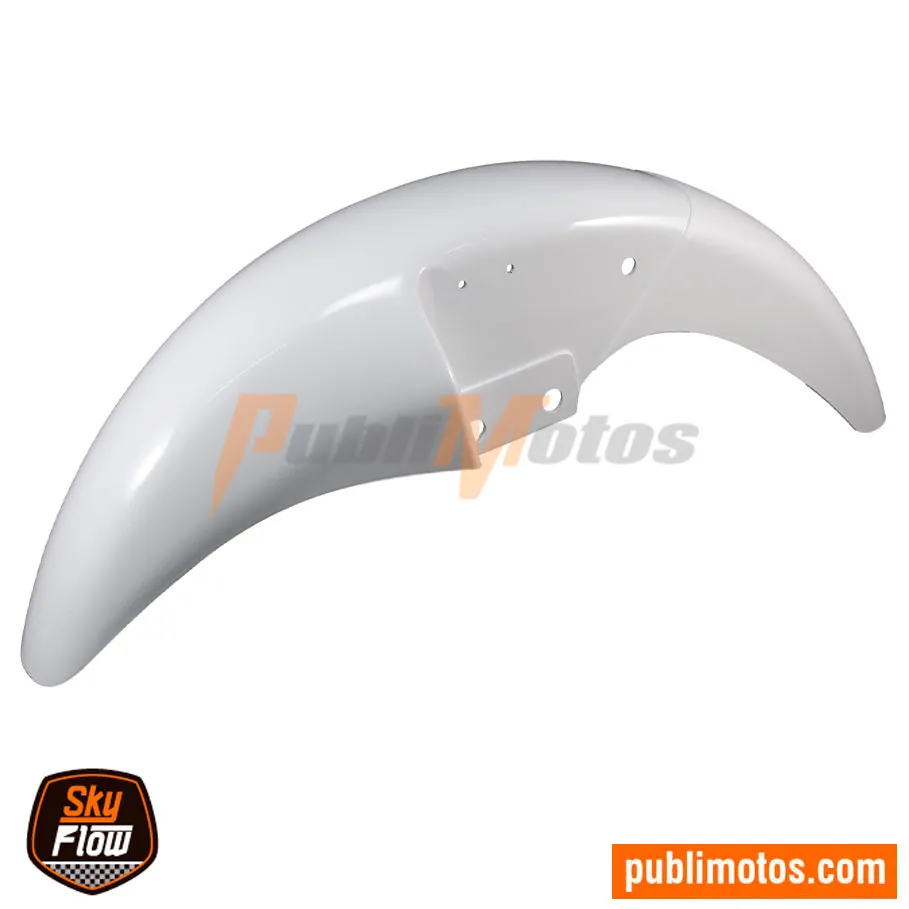 GUARDABARRO DELANTERO BLANCO FLEXI SKYFLOW BOXER CT 100 | DISCOVER 125+ | PLATINO 100 | 125