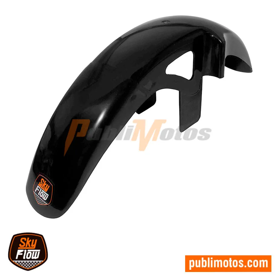 GUARDABARRO DELANTERO NEGRO FLEXI PATA LARGA SKYFLOW UNIVERSAL