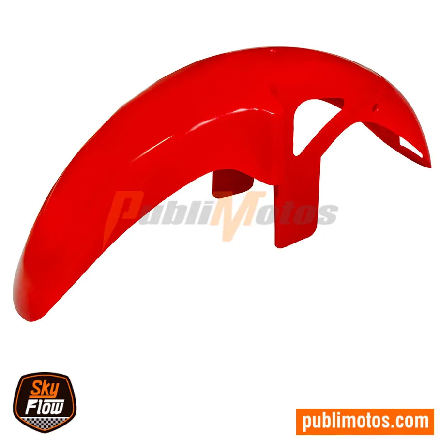 GUARDABARRO DELANTERO ROJO FLEXI PATA LARG SKYFLOW UNIVERSAL