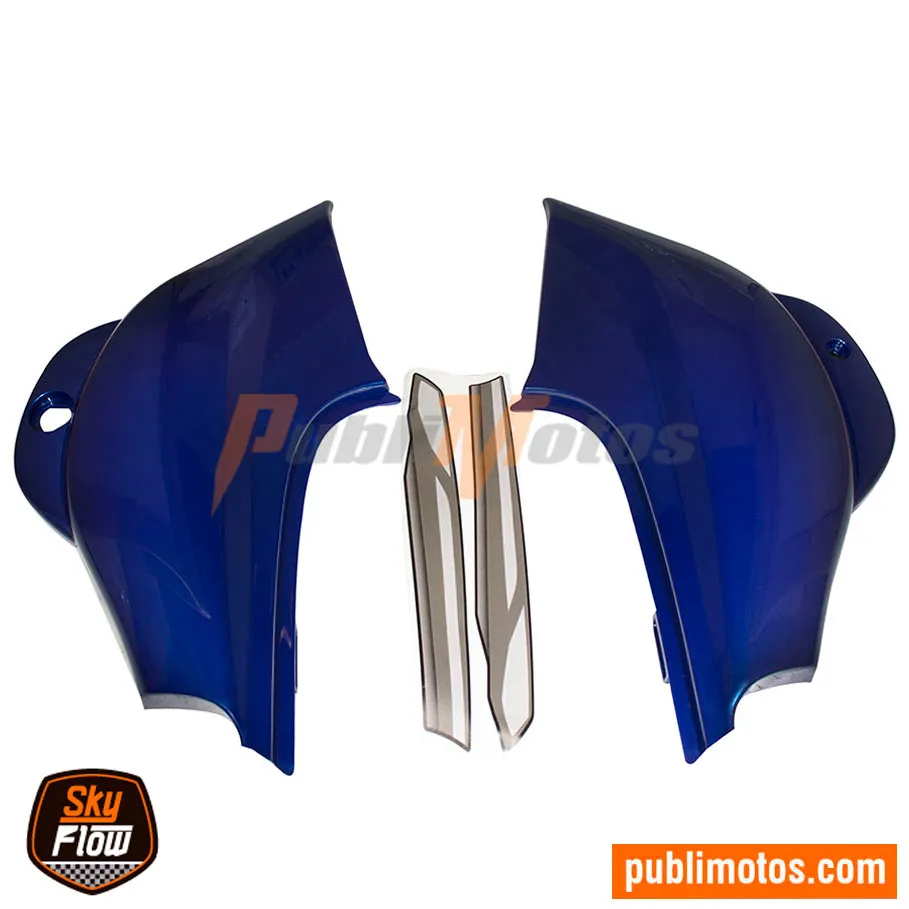 TAPAS LATERALES AZUL OSC FLEXI CON CALCAS GRISES  SKYFLOW BOXER CT 100