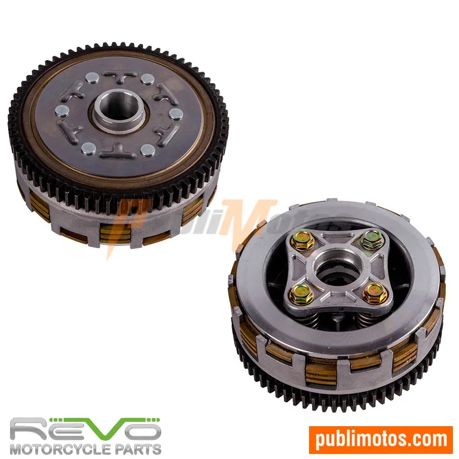 CLUTCH COMPLETO.AKT FLEX 125-CYCLONE-EVOLUTION/REVO_KITX2