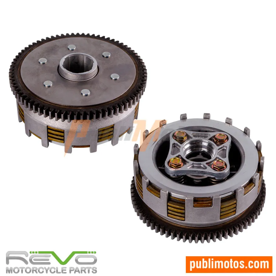 CLUTCH COMPLETO REVO AK 125 SLR | NKDR | 125 | 150 TTR | 125 | 150 EVO NE | 125 | 150 EVO R3