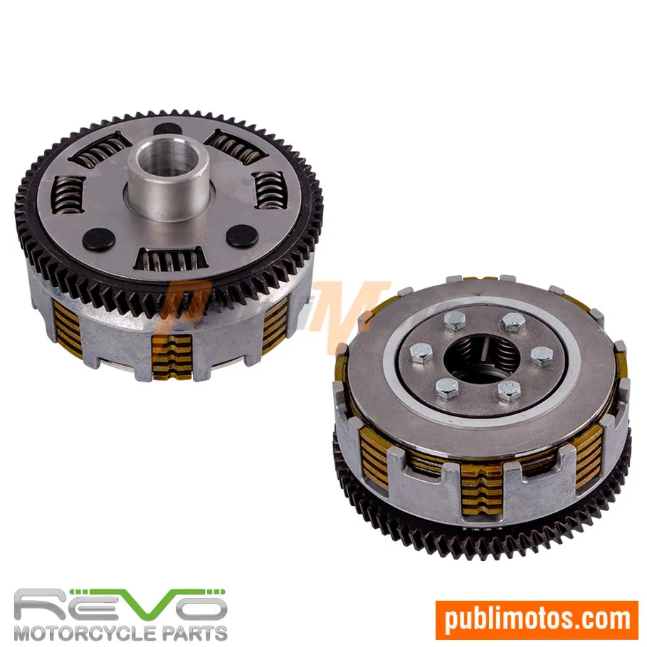 CLUTCH COMPLETO REVO BOXER CT100 | TITANNIUM | BM 100 CLASSIC | PLATINO 100