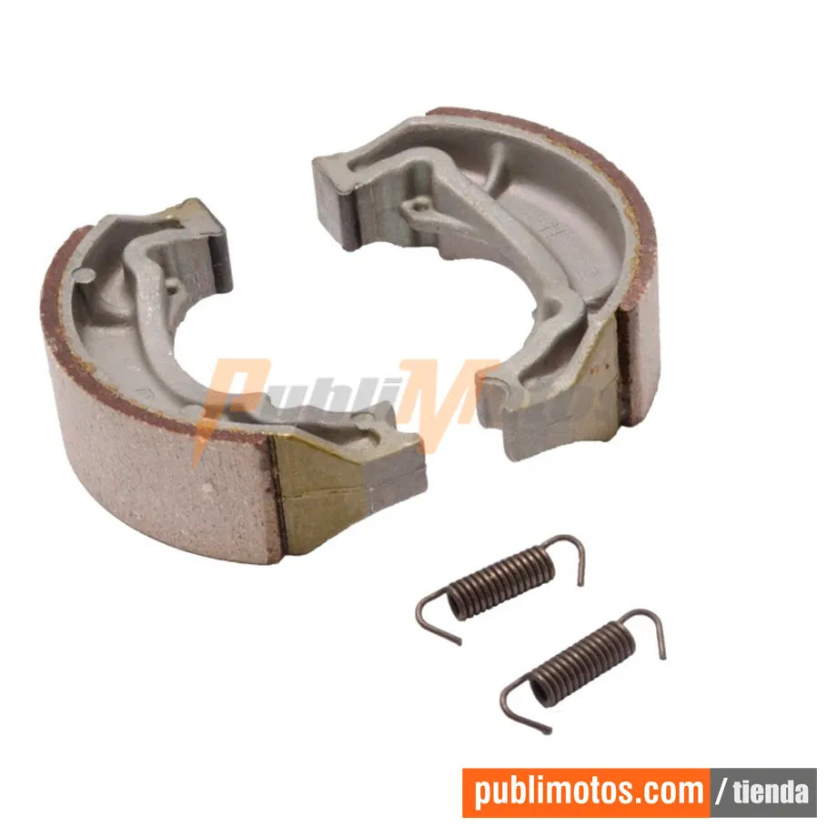 BANDAS FRENO DEL-TRAS CON RESORTES AX 100 SUKIPARTS