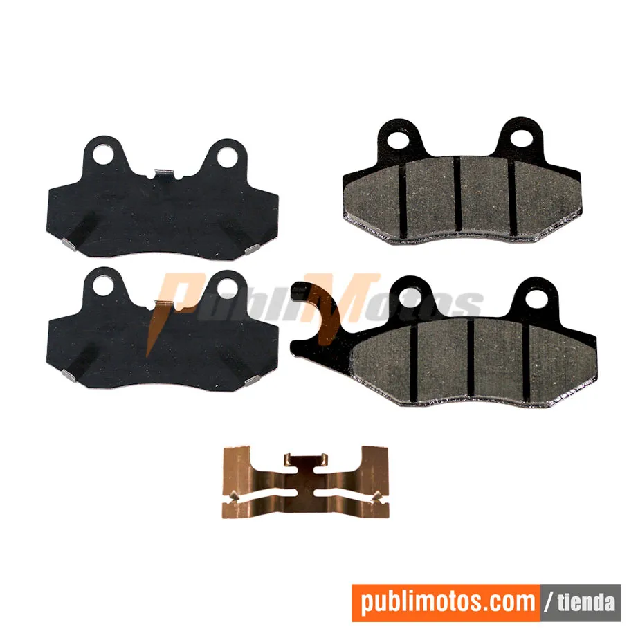 PASTILLAS CON ANTIVIBRANTES GS 125 K7 | L1 | EURO II SUKIPARTS