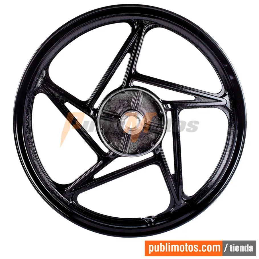 RIN TRAS ASPAS NEGRO GS 125 SUKIPARTS