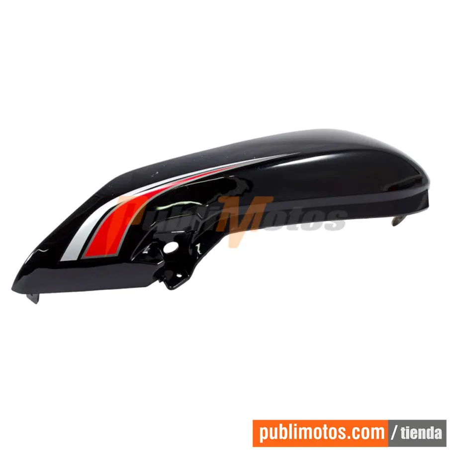 TAPA TRAS IZQ NEGRA GS 125 SUKIPARTS