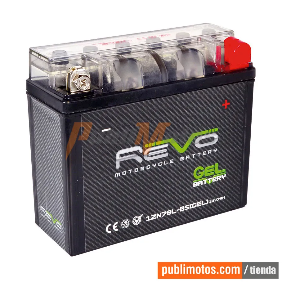 BATERIA GEL 12N7BL-BS REVO STORM 125 | CB 1 PRO | CB 125 E