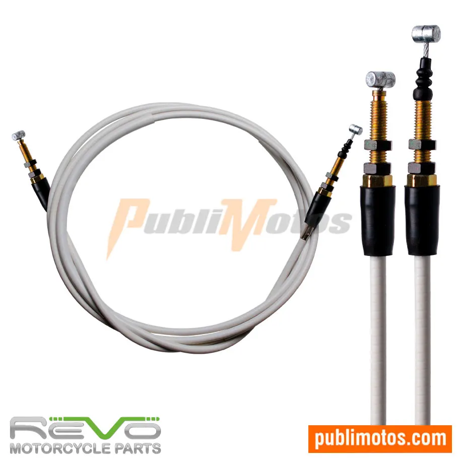 CABLE CAMBIOS BLANCO (2,37 mts) MOTOCARRO TVS KING TUK TUK