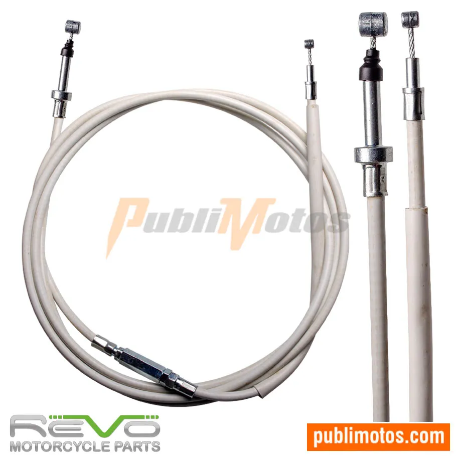 CABLE CAMBIO COMPLETO BLANCO (2,52 mts) MOTOCARRO RE205D | TORITO 4S | BS IV