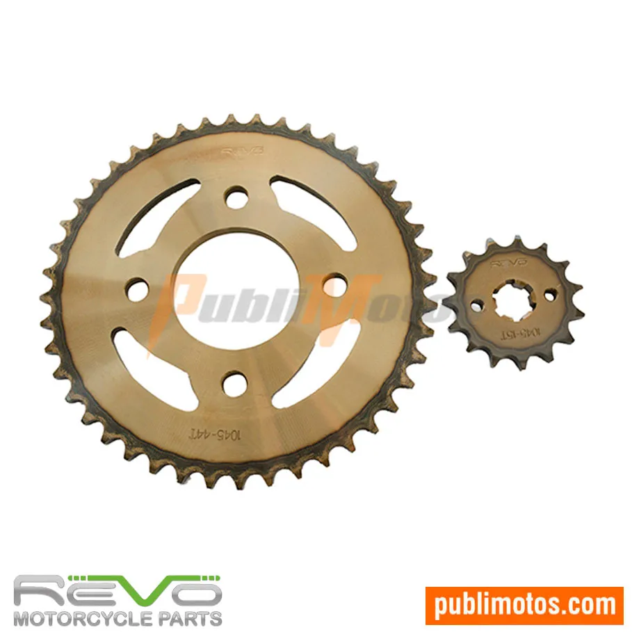 KIT SPROCKET TERMICO REVO 4H-PULSAR 180 II | V2009 | BLACK TEC