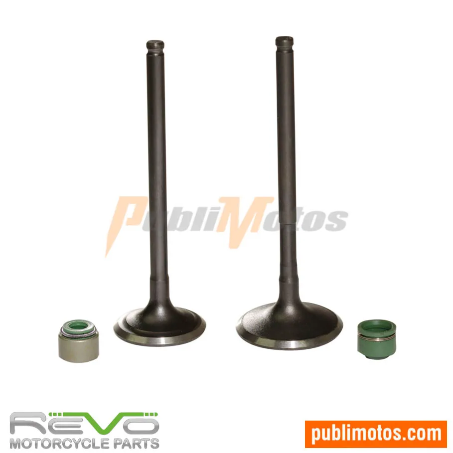 VÁLVULA ADM Y ESC+SELLOS CBF 150|CB 150 INVICTA | AK 150 RTX | RTXS | THIRLLER 150
