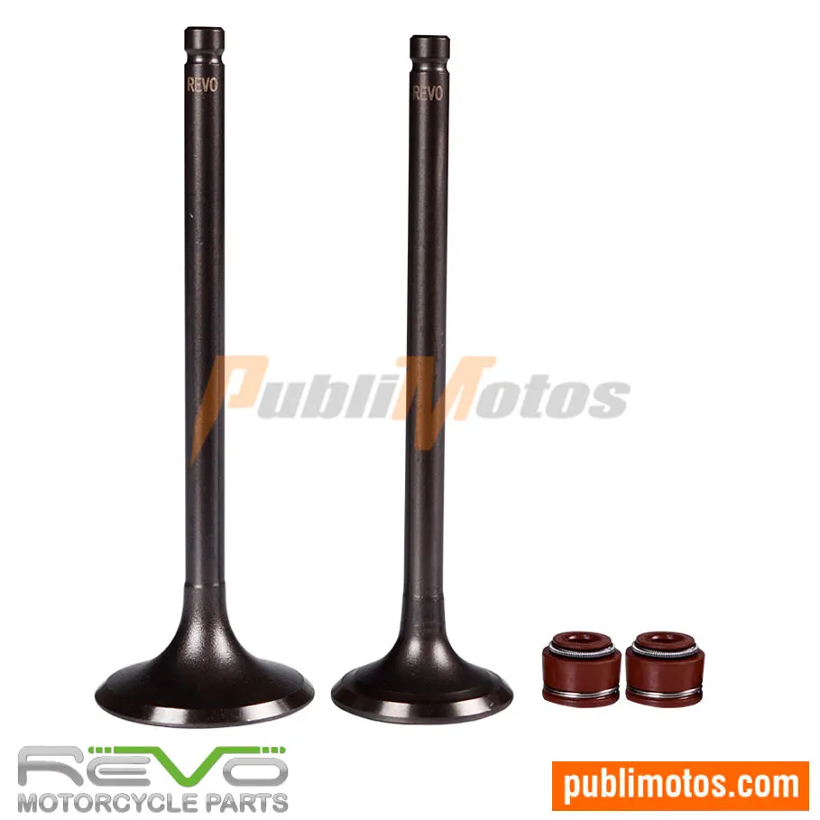 VALVULA ADM Y ESC+SELLOS REVO CB 125 E-E STORM-CB 125 POWER SPORT