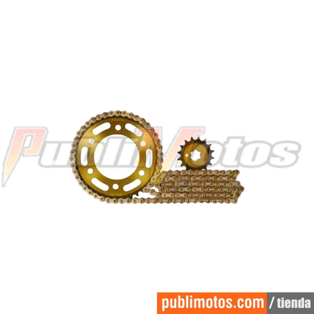 KIT ARRASTRE RACING 16X38 (428H-132) FZ 2,0 (F BANDA)-FZ 16 REVO TERMICO