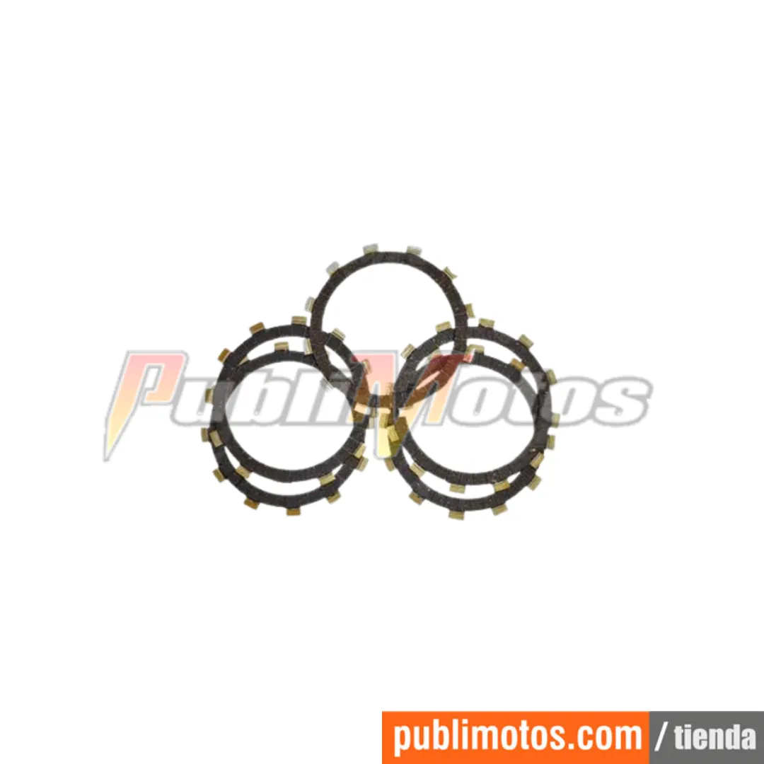DISCOS CLUTCH - GN125H-EURO II-III-NOVA-GS125-EURO II-GIXXER 150-TS125-DR200