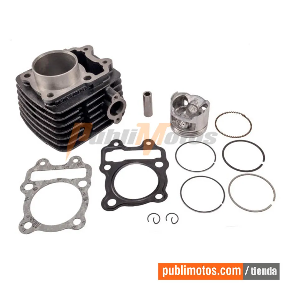 CILINDRO COMPLETO NEGRO- BOXER CT 100-BM 100 S-S1D-BM 100 CLASSIC-PLATINO 100