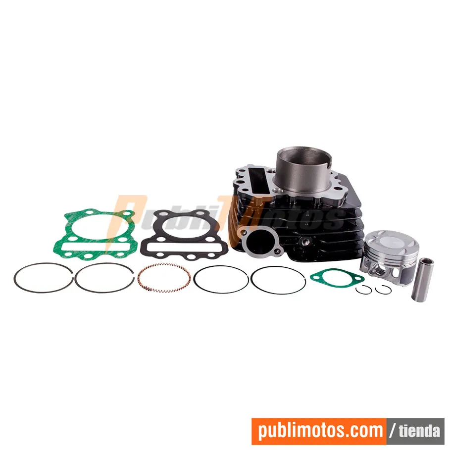 CILINDRO COMPLETO NEGRO- PULSAR 135 LS-R-PRO-GP-SPEED-BSIV