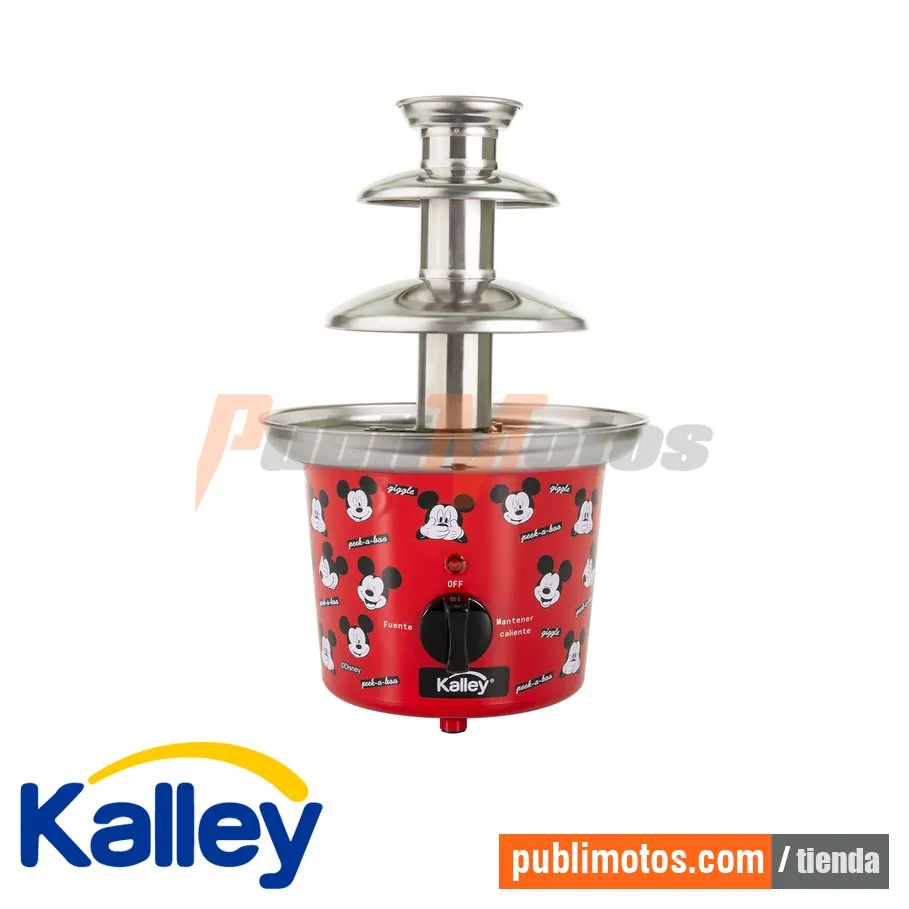 Fuente-de-Chocolate-KALLEY-Mickey-Mouse-de-Disney-K-DFCH-Rojo-01
