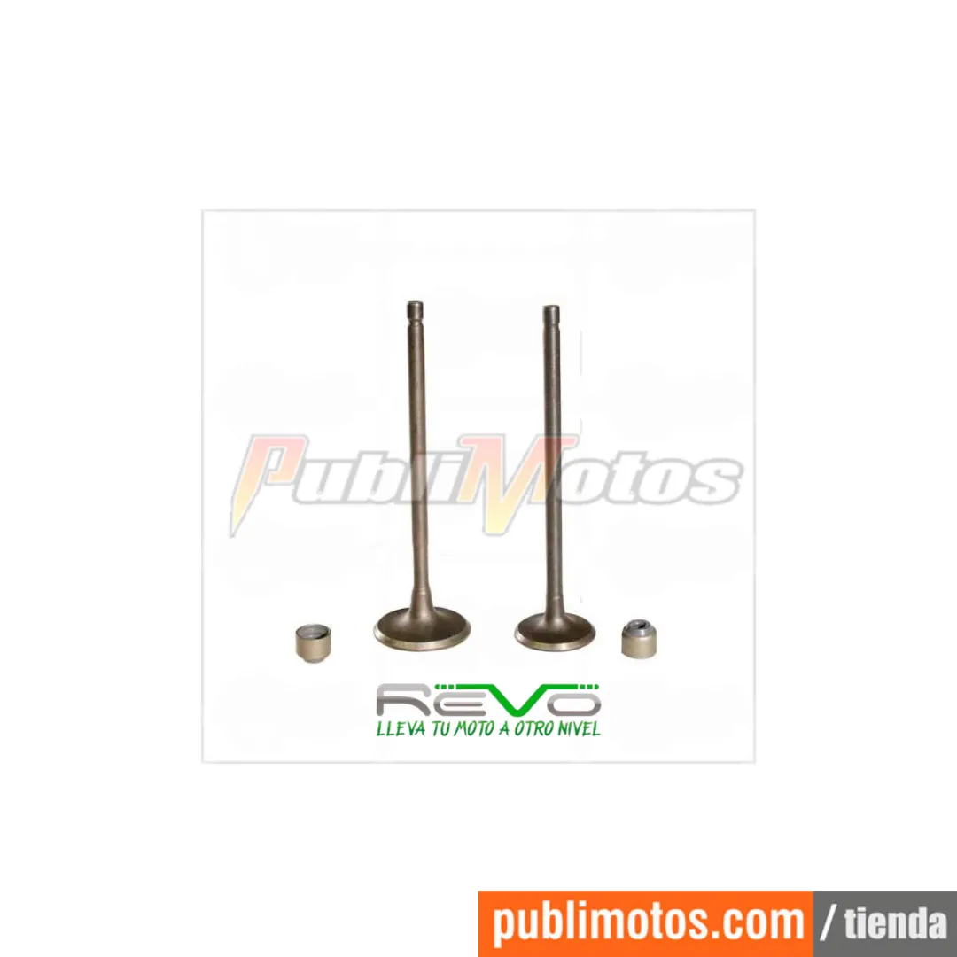 VALVULAS ADM Y ESC+SELLOS-DISCOVER 135 SUPREM-SPORT-125 DTSI-PULSAR BLACK TEC-Dtsi TEC MTZ Par