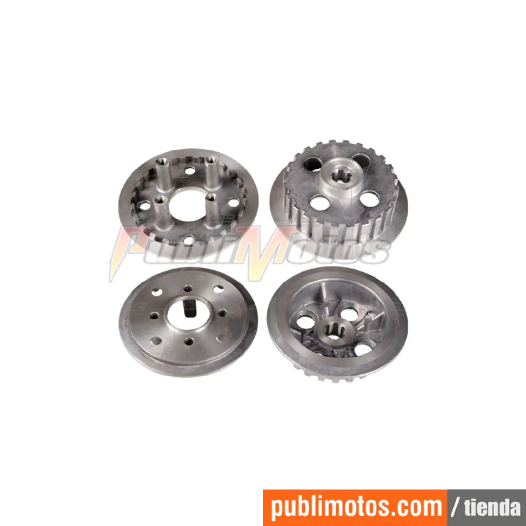 PORTA DISCO Y PORTA RESORTES DE CLUTCH.TVS APACHE RTR 160 2V-RTR 180/REVO_KITX2