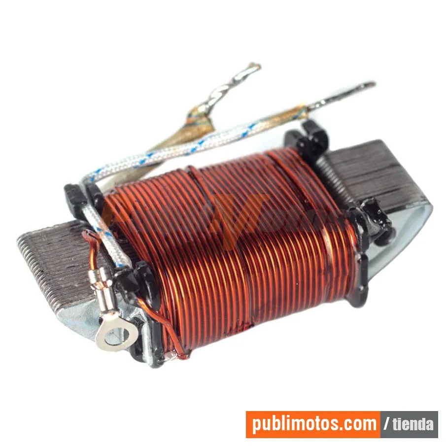 BOBINA DE LUCES Y CARGA DTE 175 6V