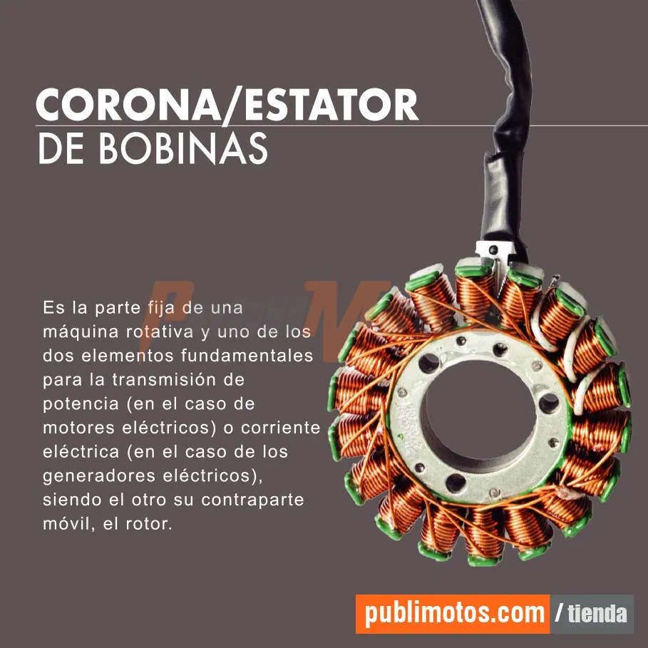 CORONA DE BOBINAS (STATOR) CRYPTON 115 INY - Image 2