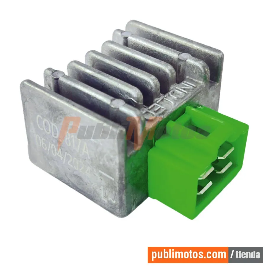 REGULADOR - RECTIFICADOR YBR-125/VIVA-115/CRYPTON110-115/BEST-125/DTK-175 MV-ESP.