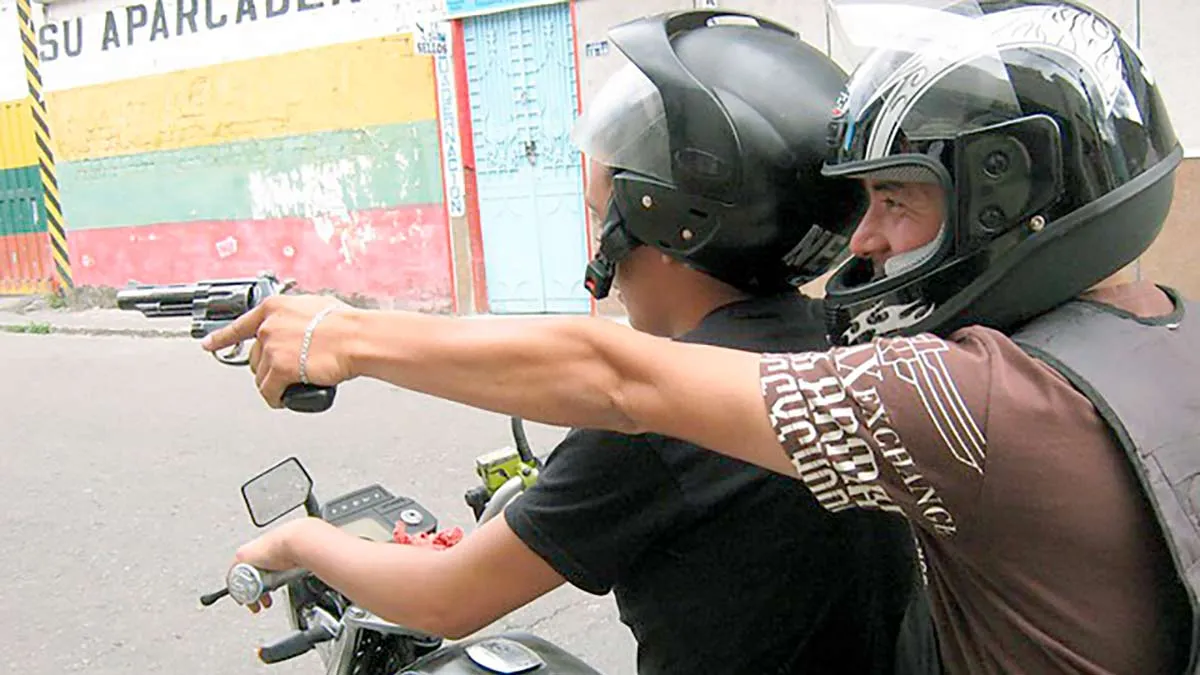 robos en motocicleta,
